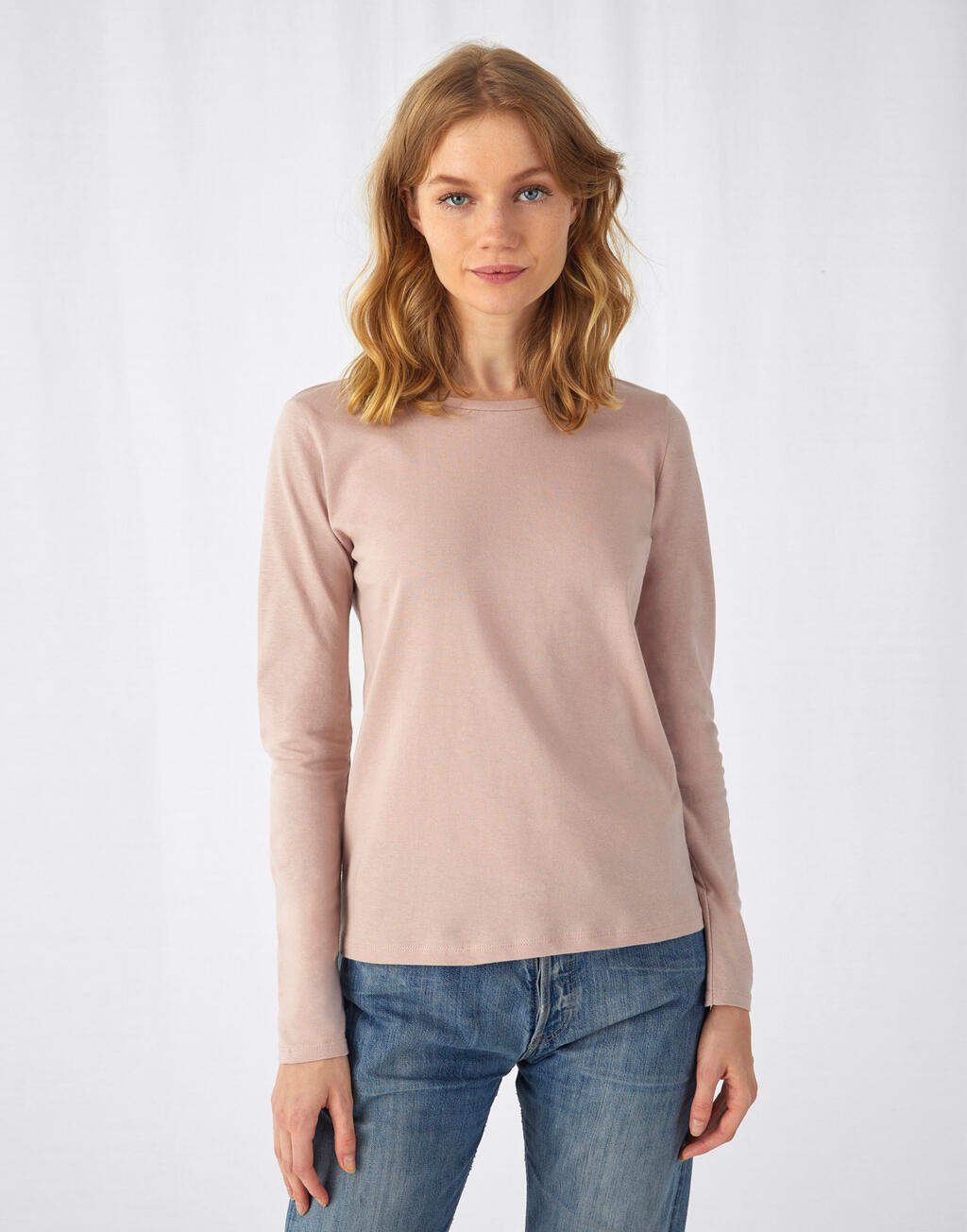 B & C #E150 Manga Larga Mujer