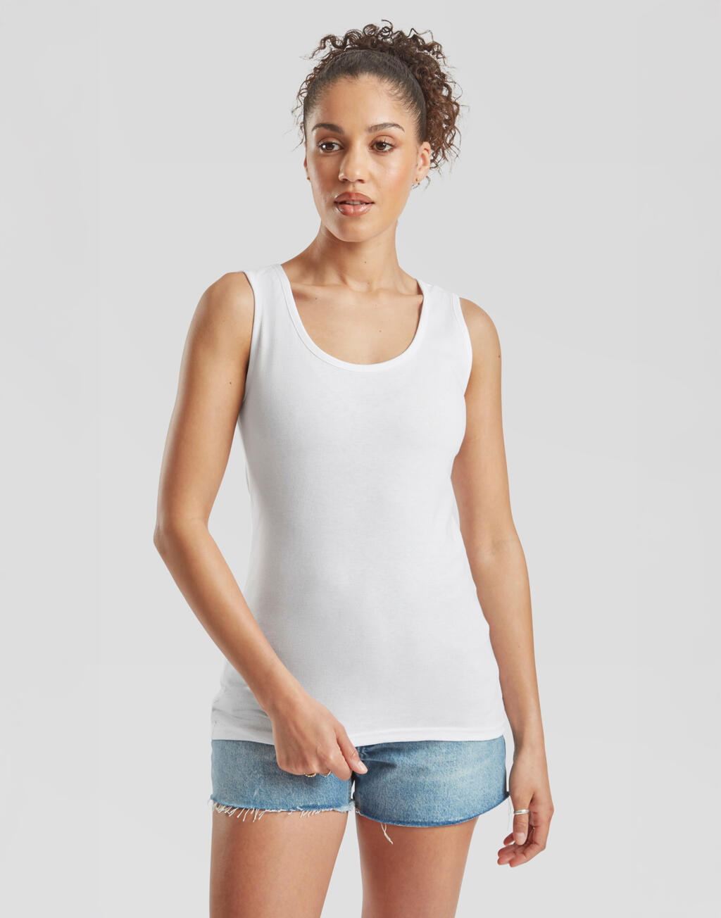 Fruit of the Loom Camiseta atleta Valueweight corte femenino