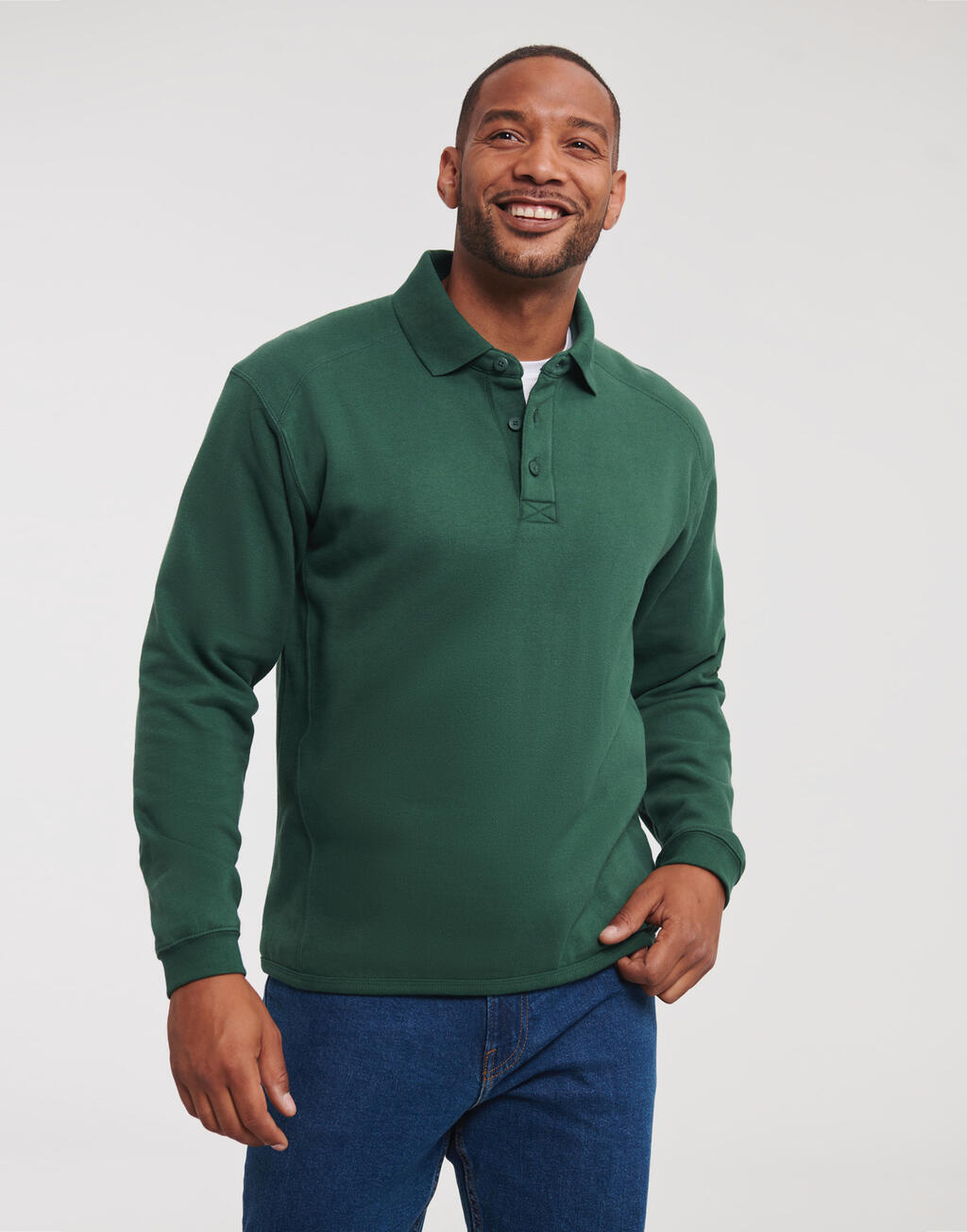 Russell Europe Sudadera cuello polo