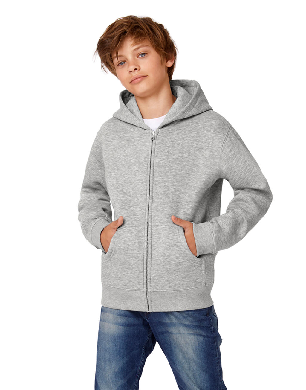 B & C Sudadera Hooded Full Zip/kids