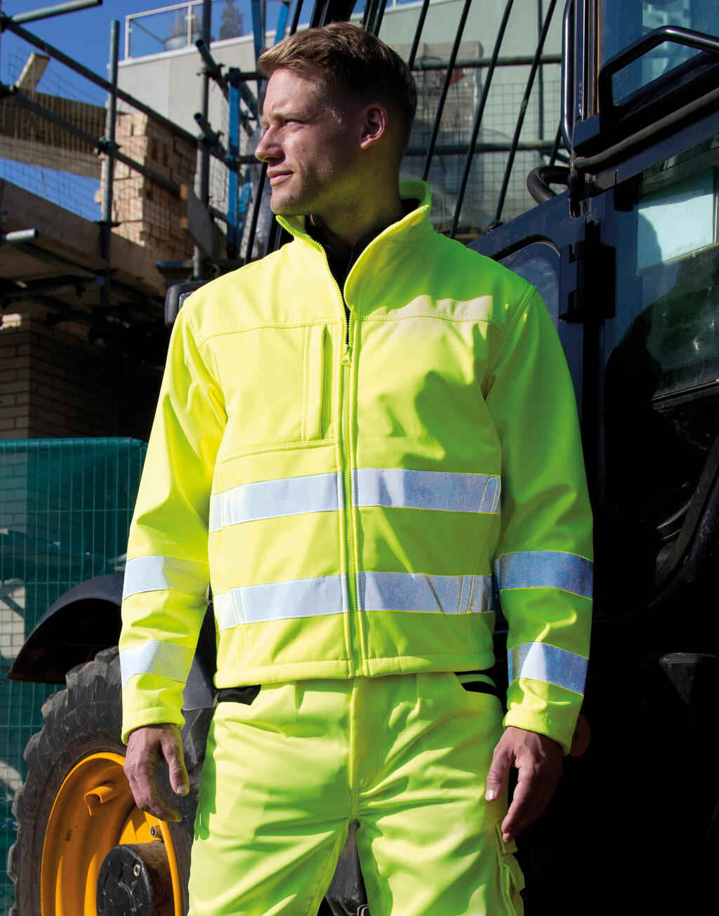 Result Chaqueta softshell Hi-Vis
