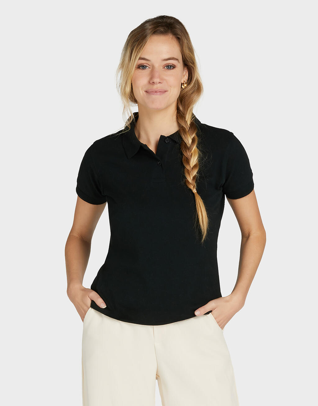 SG Polo piqué algodón mujer
