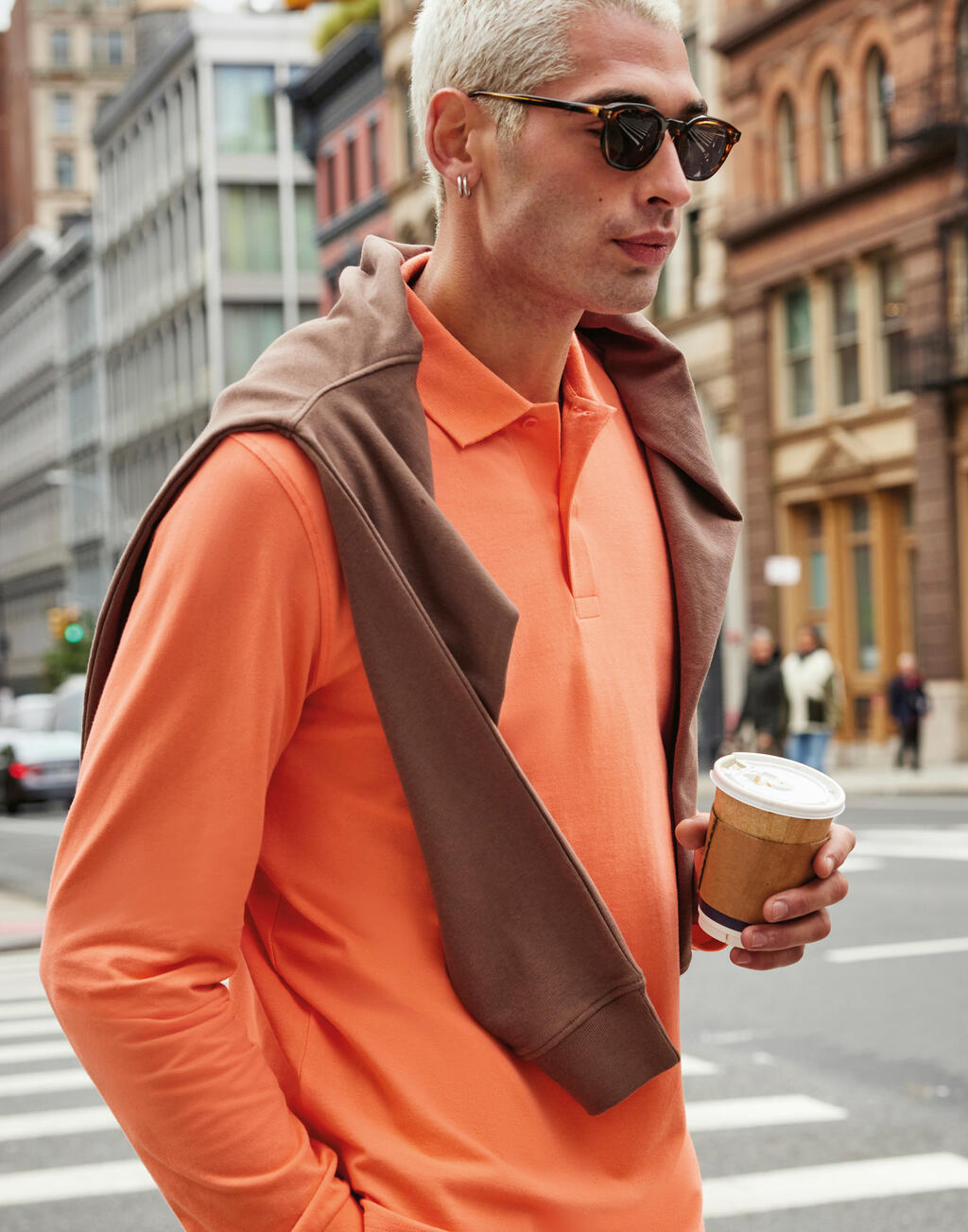 B & C My polo 210 manga larga