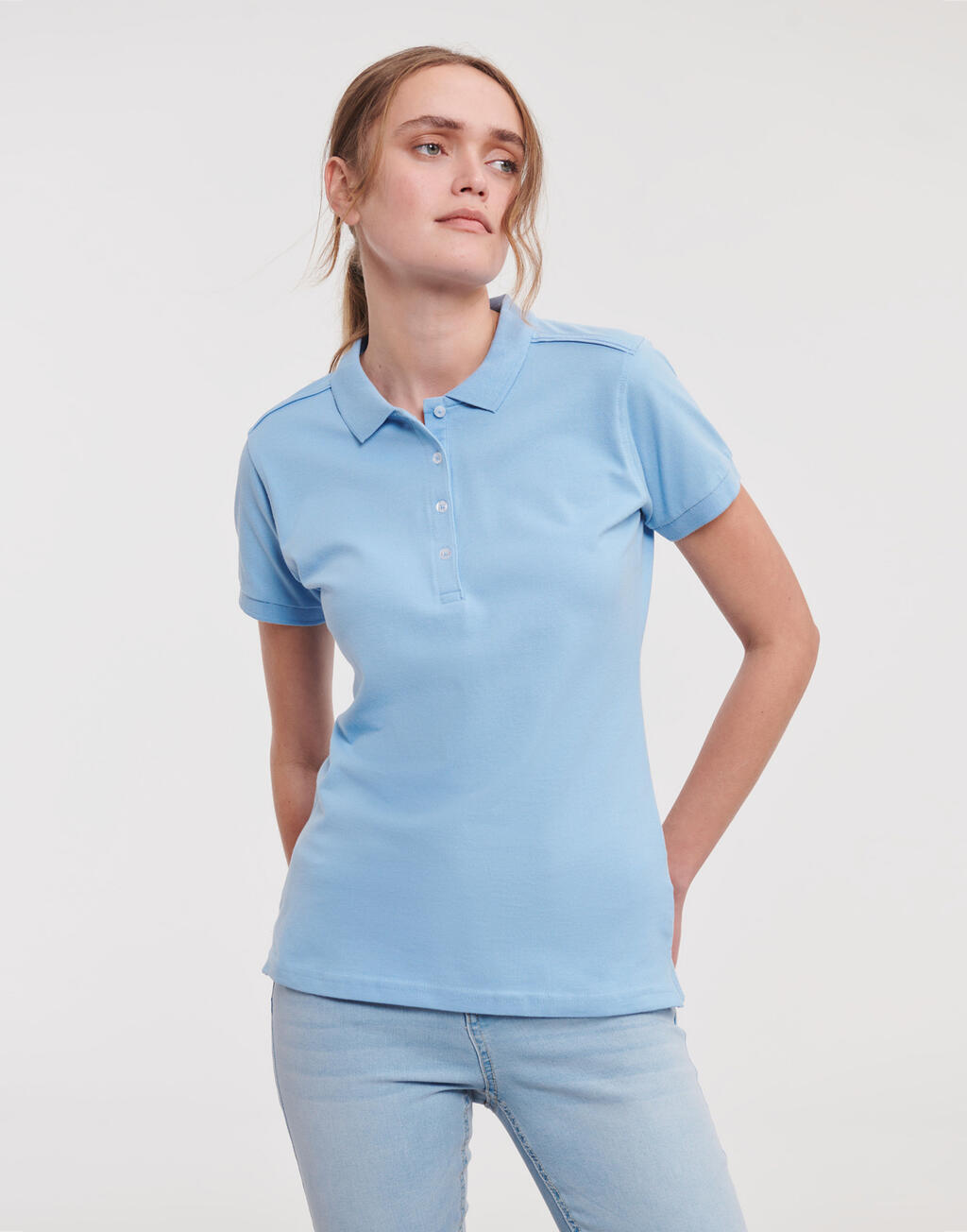 Russell Europe Polo stretch mujer