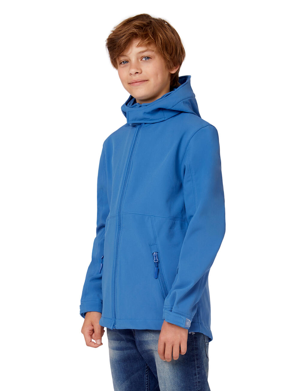 B & C Capucha manga montada niño Hooded Softshell/kids