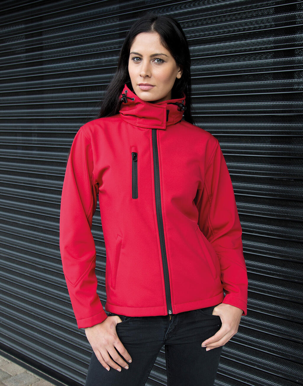 Result Softshell con capucha Tx mujer