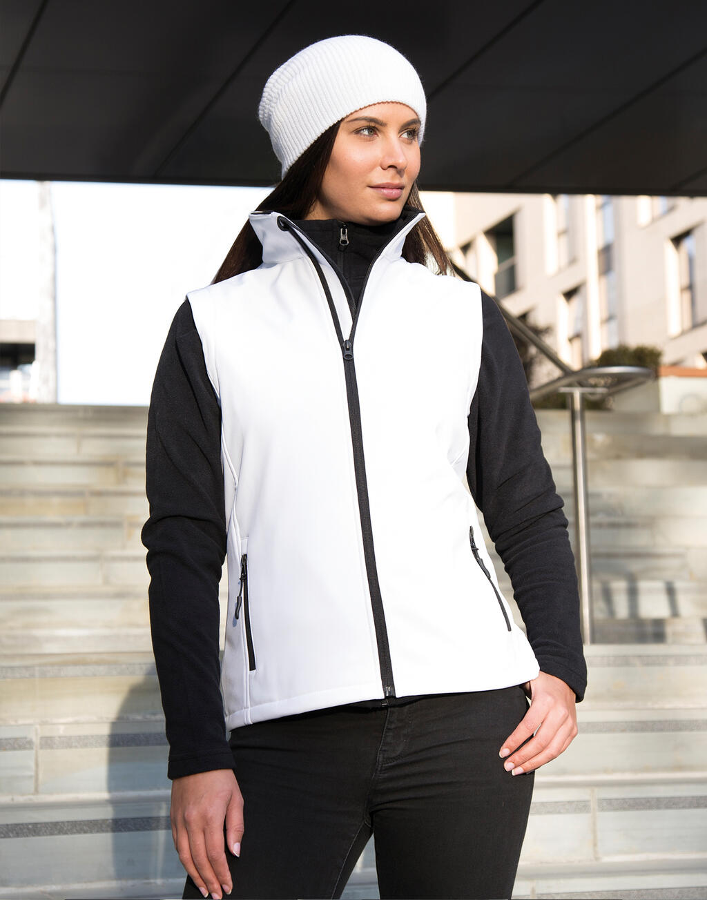 Result Chaleco Softshell Printable mujer