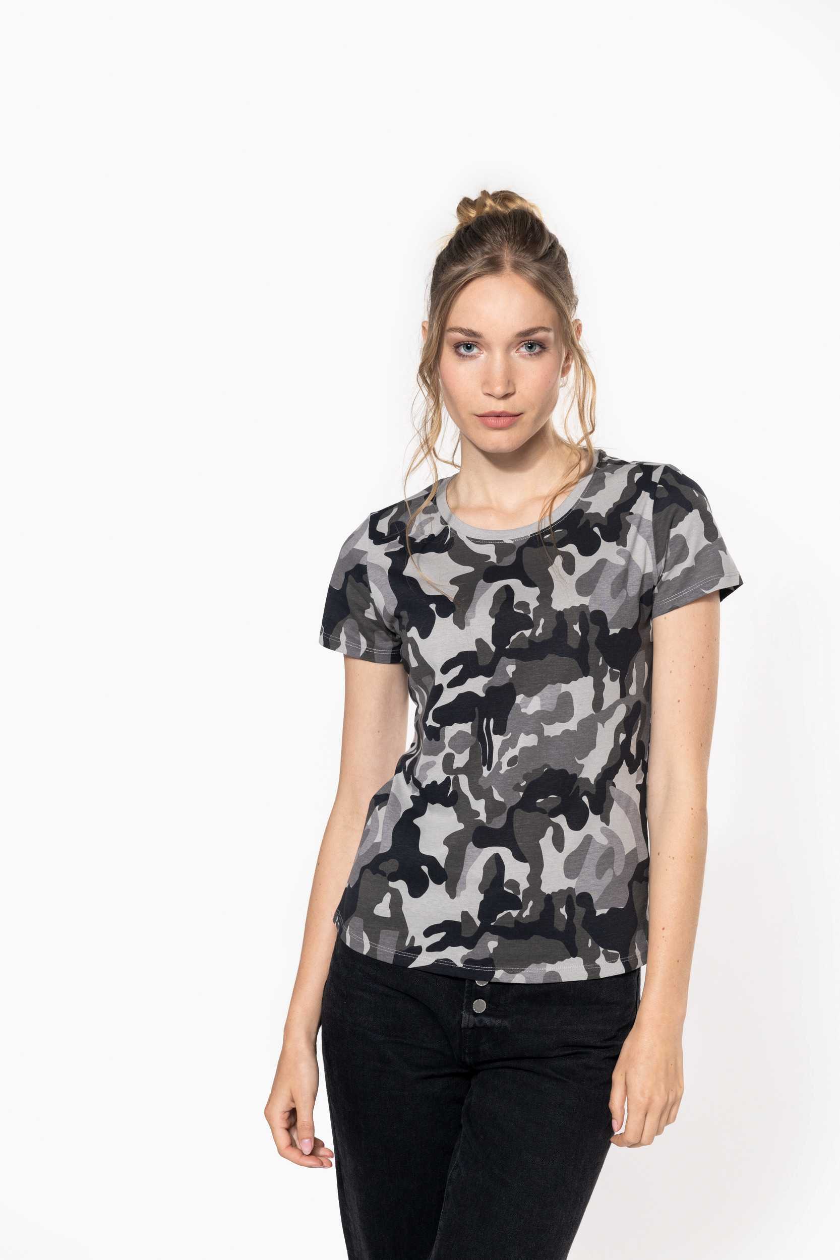 Camiseta store camuflaje mujer